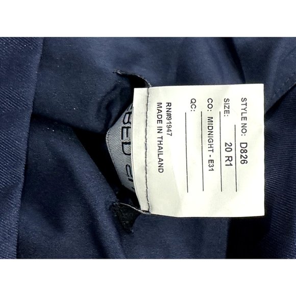 ALFRED SUNG Women's Midnight Sleeveless Square-Neck Princess Line Gown 20R - Picture 4 of 10